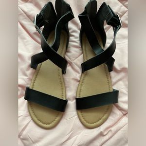 Torrid size 11 gladiator sandals